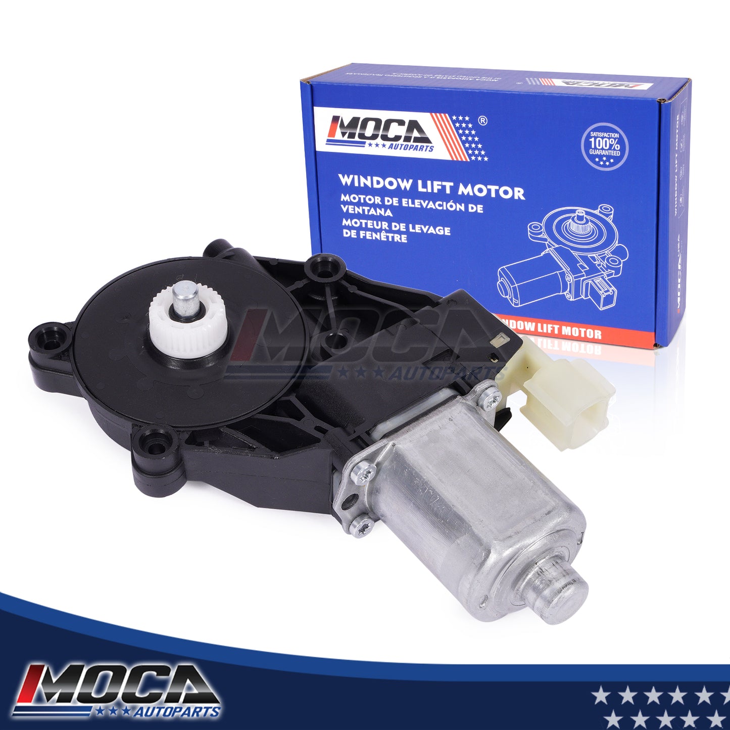 MOCA Power Window Motor without Anti Pinch Fit for 2015-2020 Ford Transit Connect & 2012-2018 Ford Focus