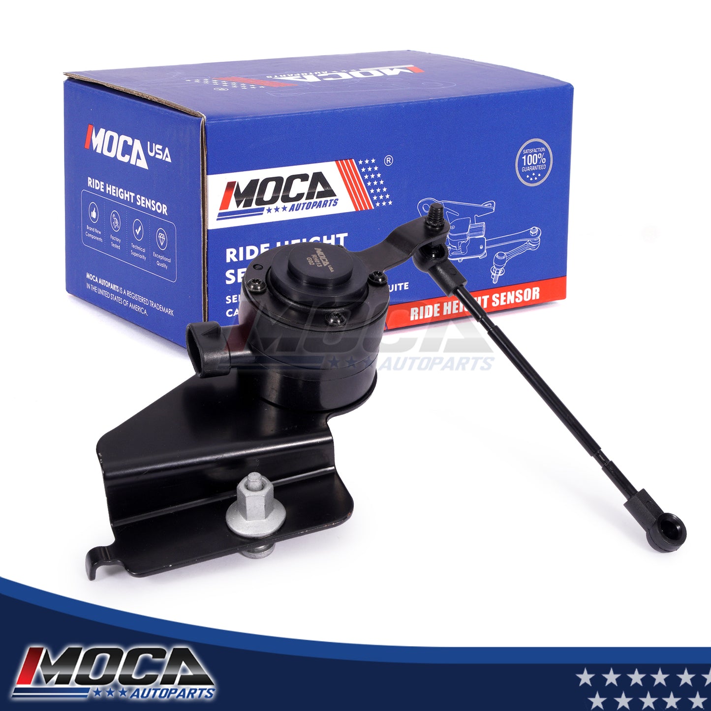 Sensor de altura de nivelación MOCA 926-785 para suspensión trasera derecha, compatible con Buick Lucerne 3.8L 4.6L y Cadillac DTS 4.6L (2006-2011)