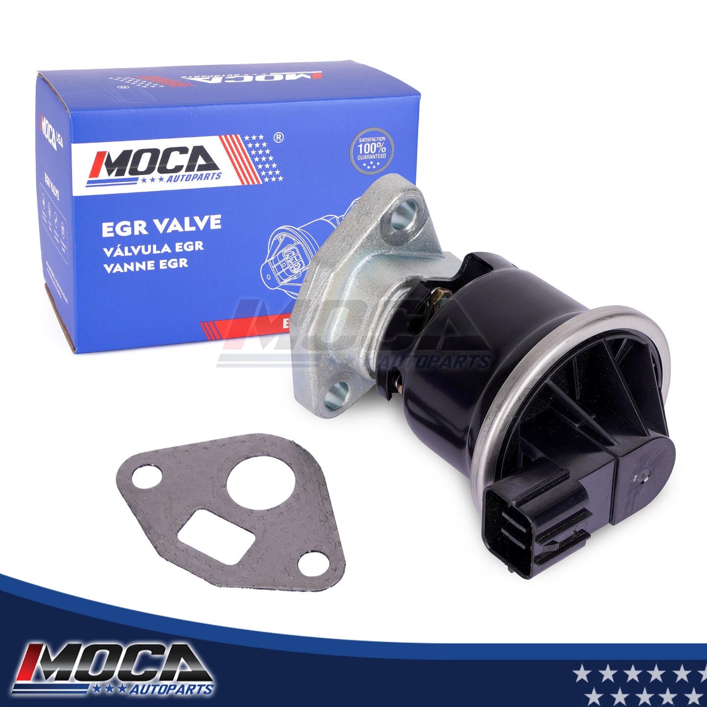Válvula EGR MOCA EGV658 compatible con Acura CL V6 3.0L (1997-1999), Acura MDX V6 3.5L (2001-2006), Honda Odyssey V6 3.5L (1999-2008) y Saturn Vue V6 3.5L (2004-2007)