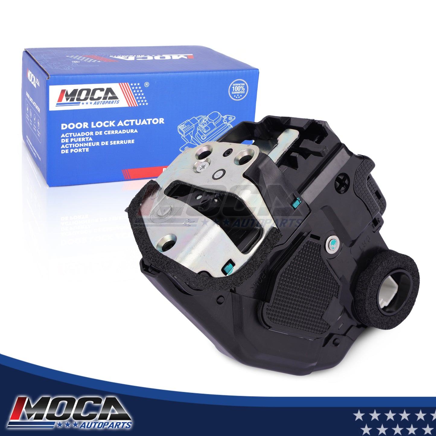 MOCA 931-487 Rear Right Door Lock Actuator Fit for 2008-2019 Toyota Sequoia & 2007-2019 Toyota Tundra