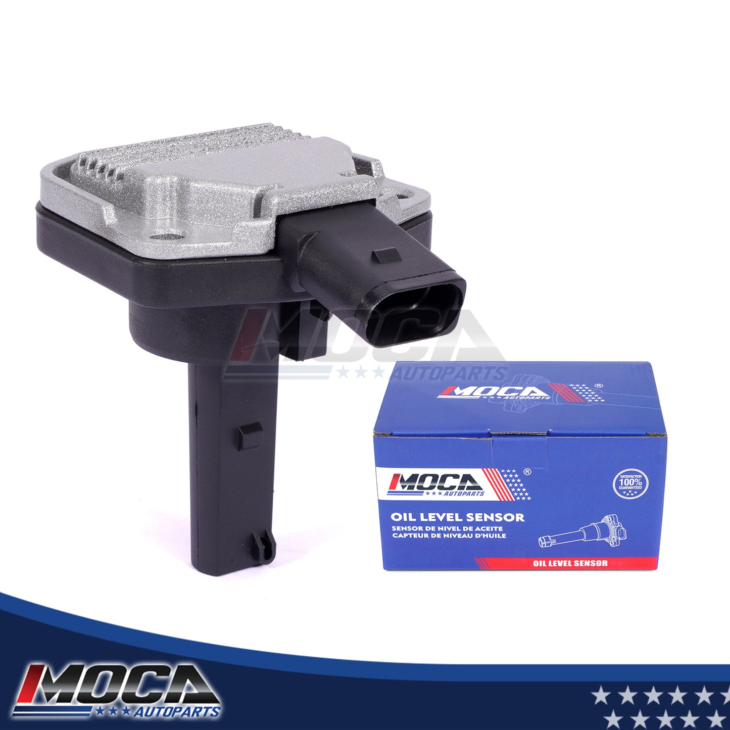 Sensor de nivel de aceite de motor MOCA FLS75 compatible con Audi A4 (1998-2002), Volkswagen Beetle (1998-2001) y Volkswagen Passat (1998-2005)