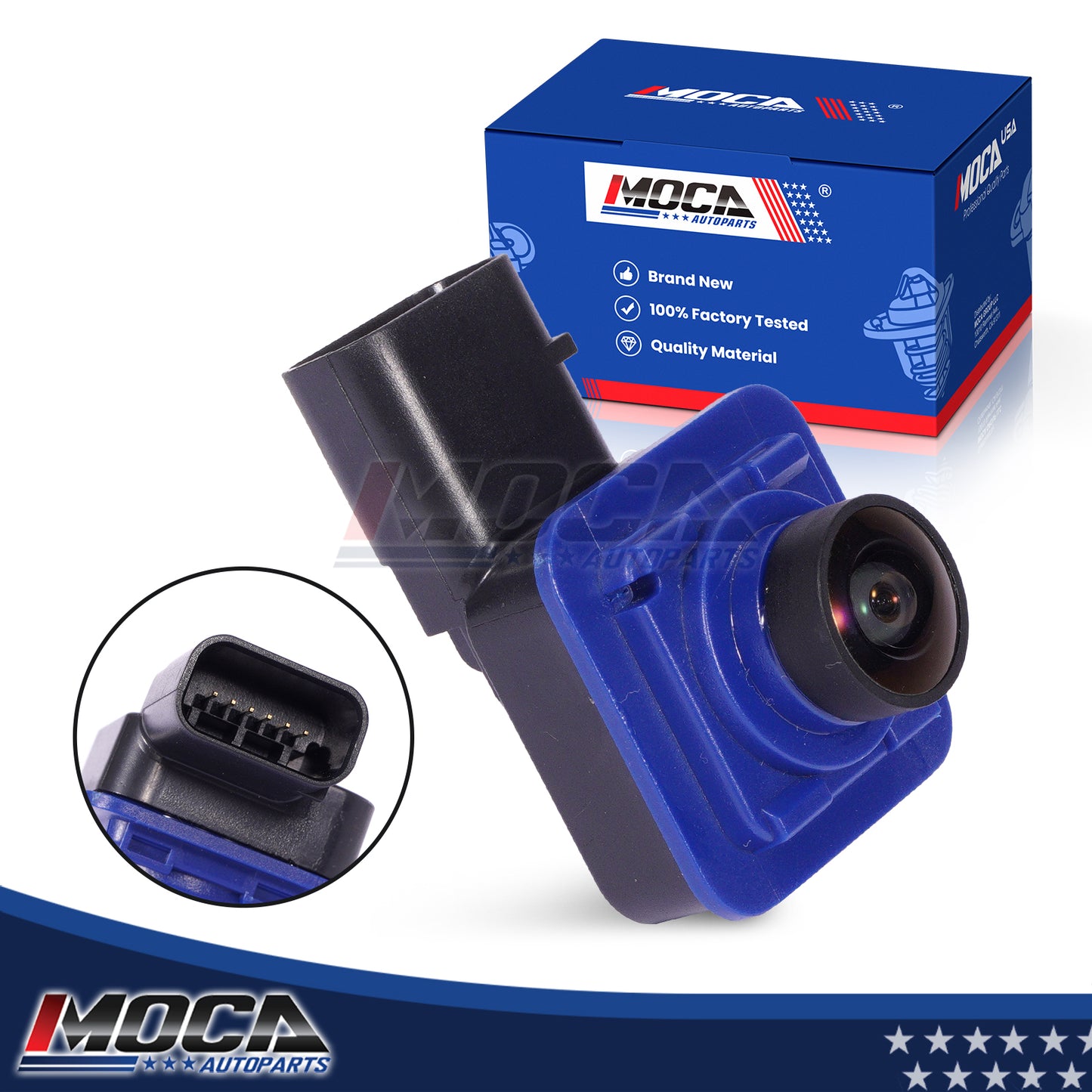 Cámara de asistencia para estacionamiento trasero MOCA 590-080 PAS compatible con Ford F-150 2015-2017