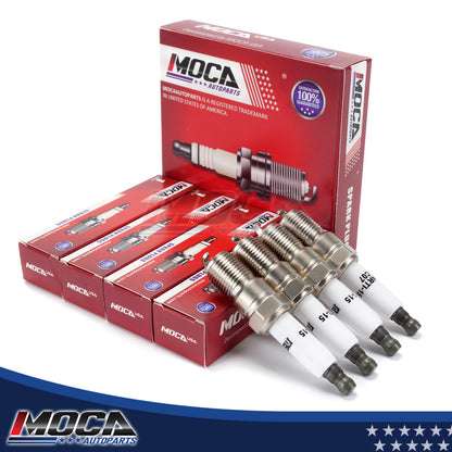 MOCA 4PCS Spark Plugs Fit for 1995-2000 Ford Windstar 3.0L & 1988-2005 Mercury Sable 3.0L