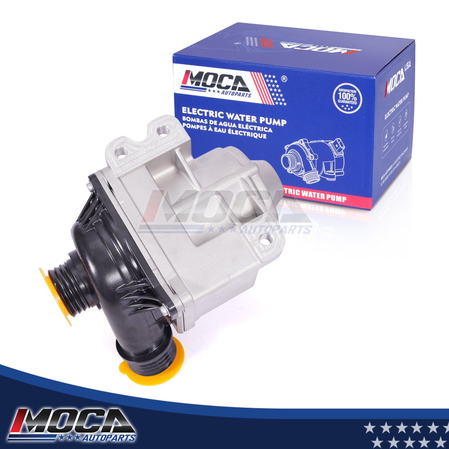 MOCA 115-2270 Electric Engine Water Pump Fit for 2015-2018 BMW X4 3.0L & 2011-2017 BMW X3 3.0L & 2012-2017 BMW 640i 3.0L & 2013-2017 BMW 640i Gran Coupe 3.0L