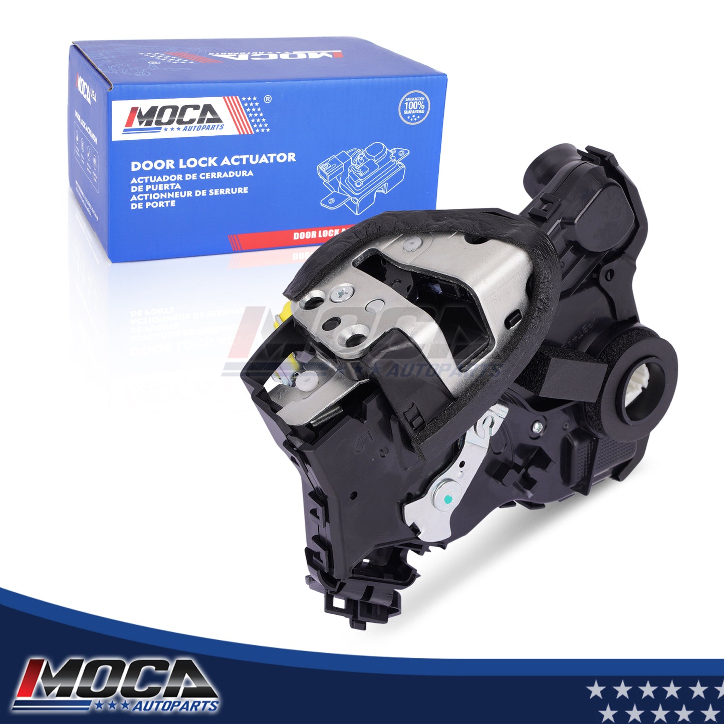 MOCA 931-401 Actuador de cerradura de puerta delantera izquierda compatible con Lexus ES300h 2.5L (2013-2019), Lexus GX460 4.6L (2010-2019), Scion xB 2.4L (2008-2015) y Toyota Sequoia 5.7L (2008-2019)