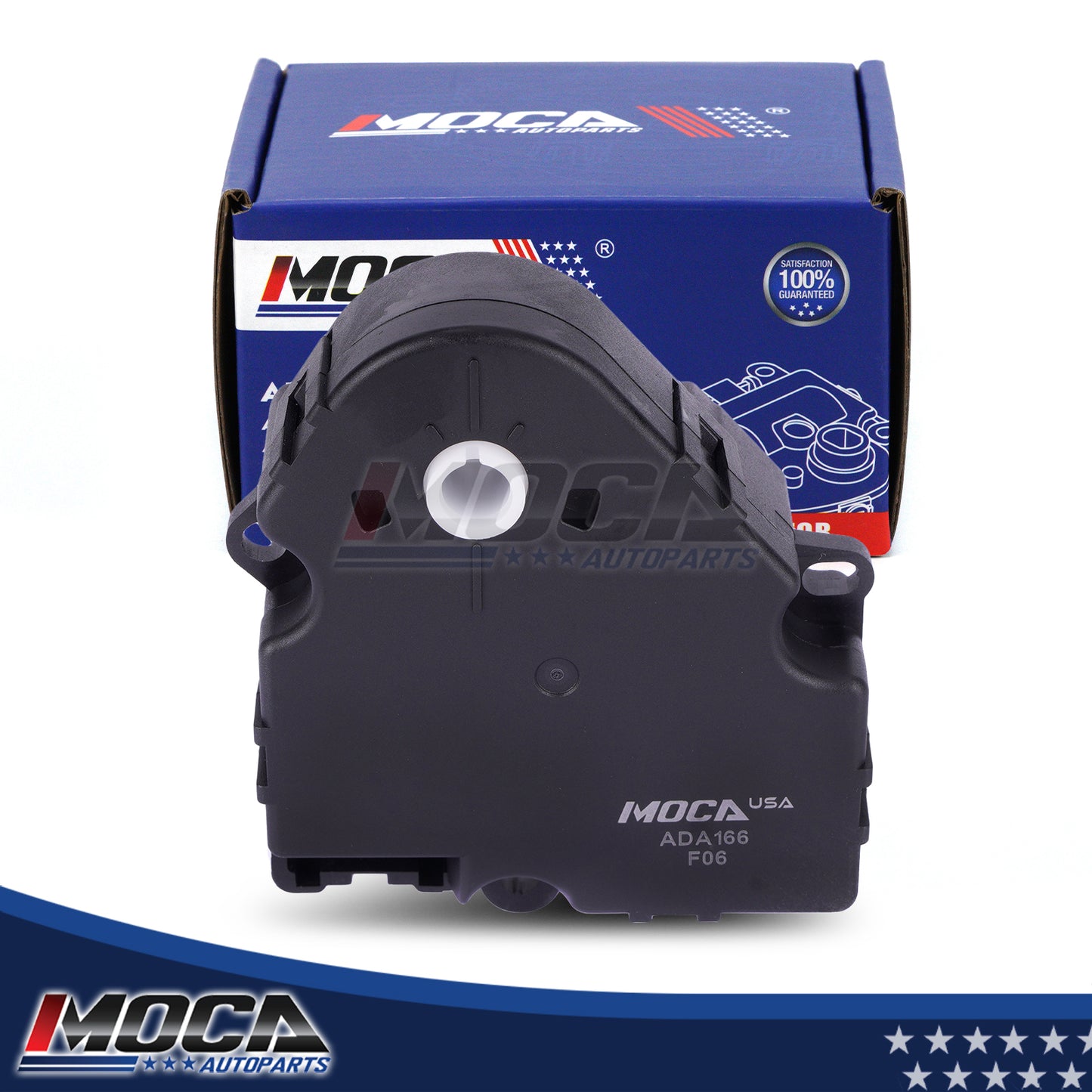 Actuador de puerta de mezcla de aire del calentador MOCA 604-166 HVAC, compatible con Cadillac DeVille 2000-2005