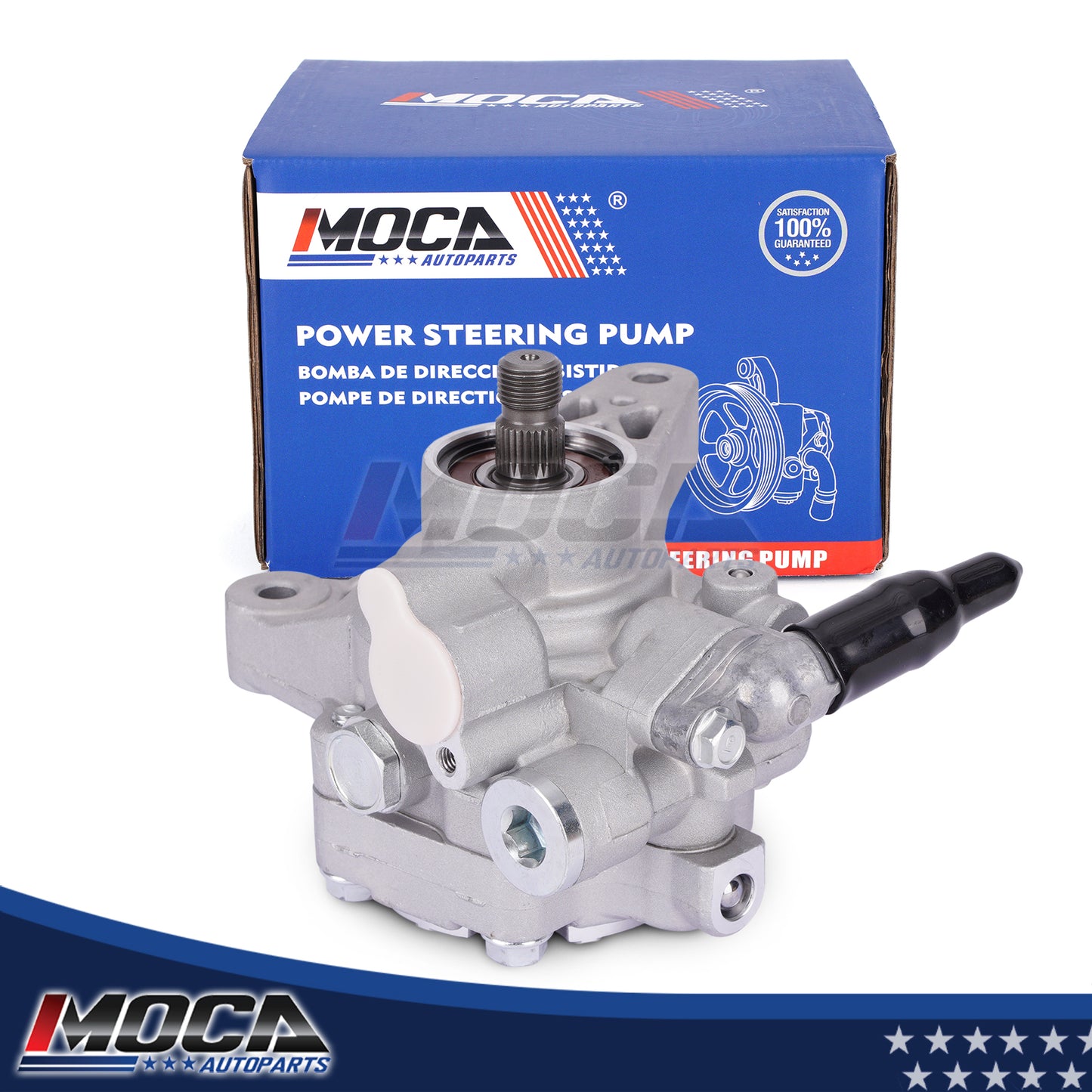 MOCA Power Steering Pump Fit for 2001-2005 Acura EL 1.7L & 2001-2005 Honda Civic 1.7L