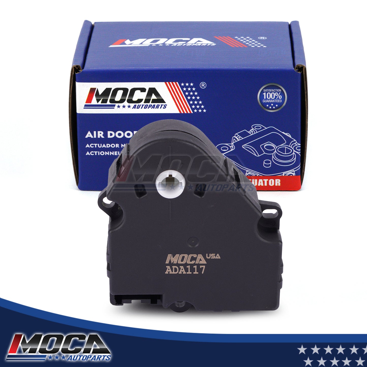 Actuador de puerta de mezcla de aire de calefacción MOCA 604-117 HVAC, compatible con Buick Rendezvous 2002-2007, Pontiac Aztek Montana 2001-2005 y Oldsmobile Silhouette 2001-2004