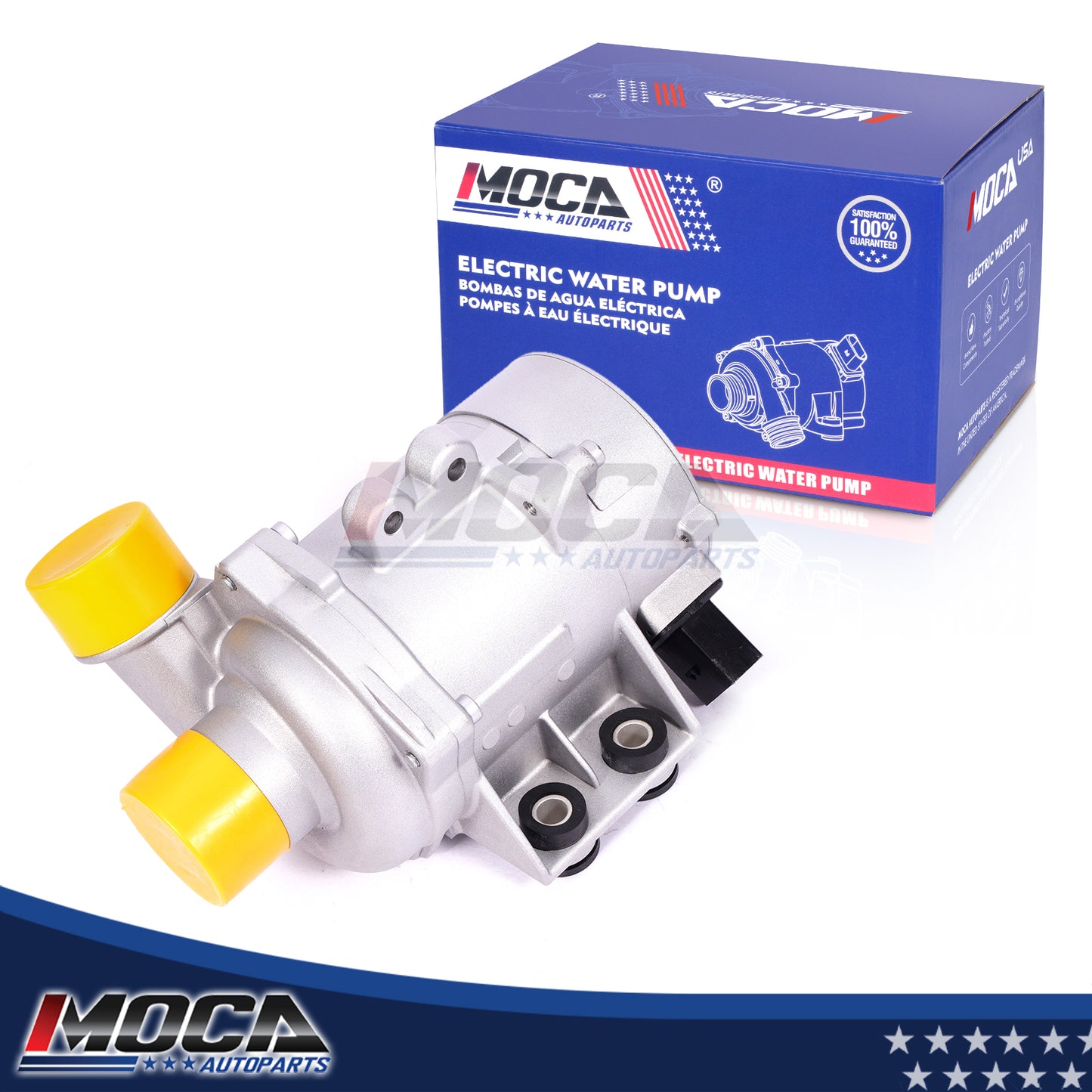 MOCA 115-2260 Electric Engine Water Pump Fit for 2007-2013 BMW 328I 3.0L & 2008-2013 BMW 128I 3.0L & 2009-2013 BMW 328I XDRIVE 3.0L & 2006-2011 BMW Z4 3.0L