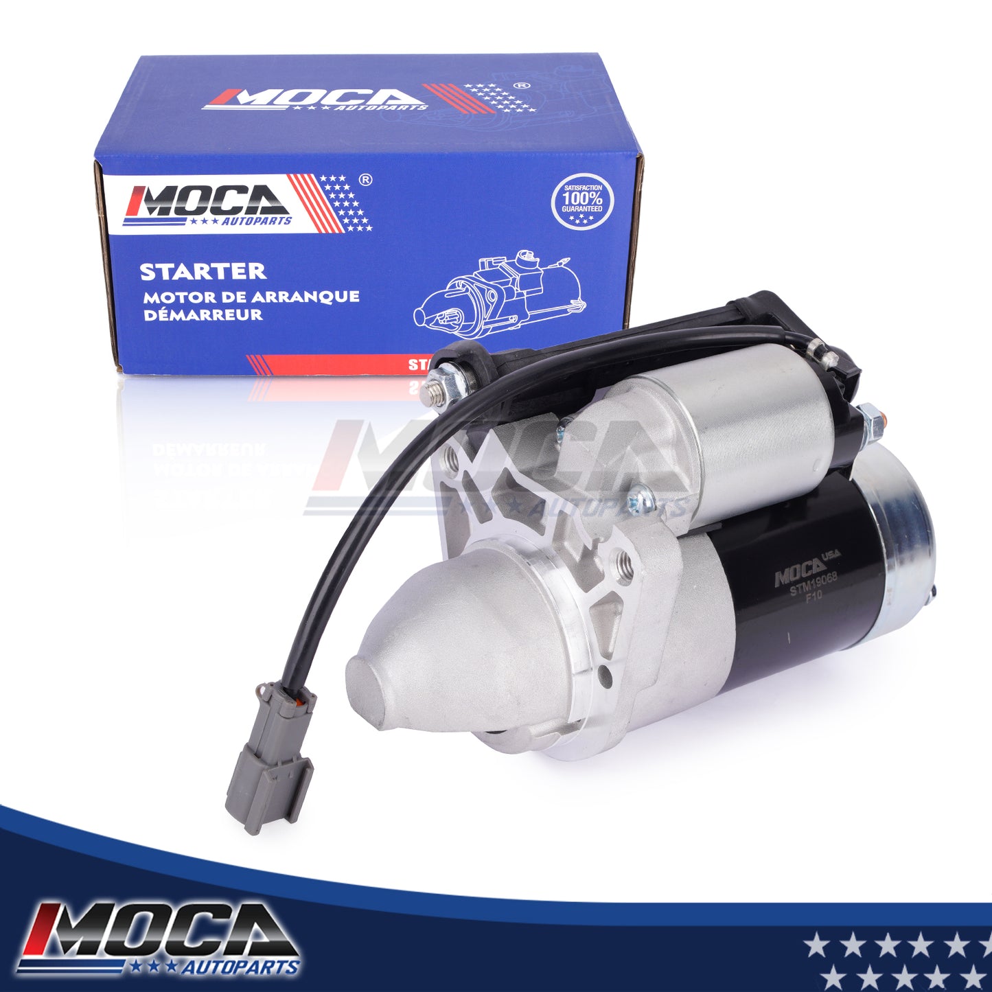 Motor de arranque MOCA 19068 compatible con INFINITI FX50 5.0L (2009-2013) e INFINITI Q70 5.6L (2014-2019) y Nissan NV2500 NV3500 5.6L (2012-2021) y Nissan TITAN XD 5.6L (2016-2024)