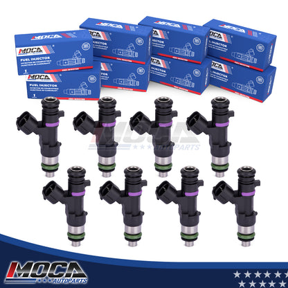 Inyectores de combustible MOCA 8x FJ750 compatibles con Nissan NV3500 5.6L (2012-2019) y Nissan Titan 5.6L (2004-2015) e Infiniti QX56 5.6L (2004-2010)