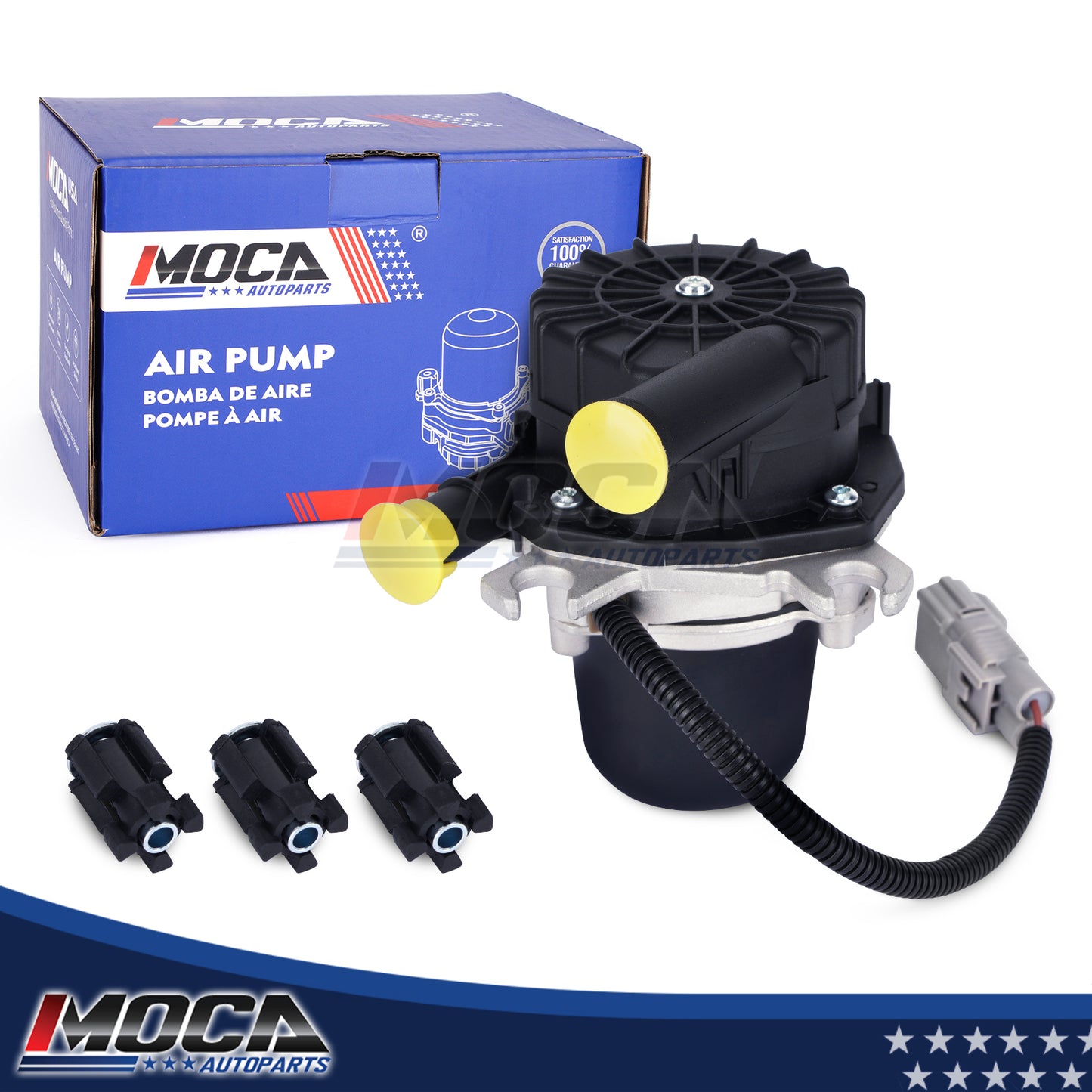 MOCA 176100C010 Secondary Air Injection Pump Fit for 2005-2007 Lexus LX470 4.7L & 2005-2009 Toyota Sequoia 4.7L & 2005-2015 Toyota Tacoma 2.7L