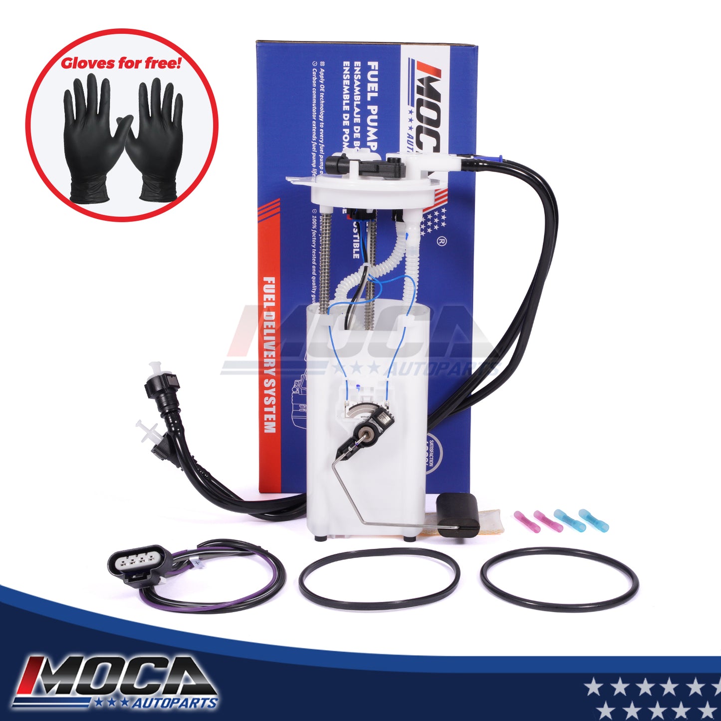 MOCA E3507M Fuel Pump Module Assembly for 2000-2005 Chevrolet Cavalier 2.2L & 2000-2005 Pontiac Grand Am 3.4L & 2000-2004 Oldsmobile Alero 3.4L