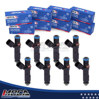 Inyectores de combustible MOCA 8x FJ817 compatibles con Ford F-150 5.4L 2005-2007 y Lincoln Mark LT 5.4L 2006-2007