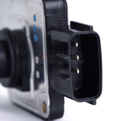 Sensor de flujo de aire masivo MOCA compatible con NISSAN Frontier 3.3L (1999-2004), Nissan Xterra 3.3L (2000-2004), Infiniti QX4 3.3L (1998-2000) y Ford Mustang 3.8L (2001-2004)