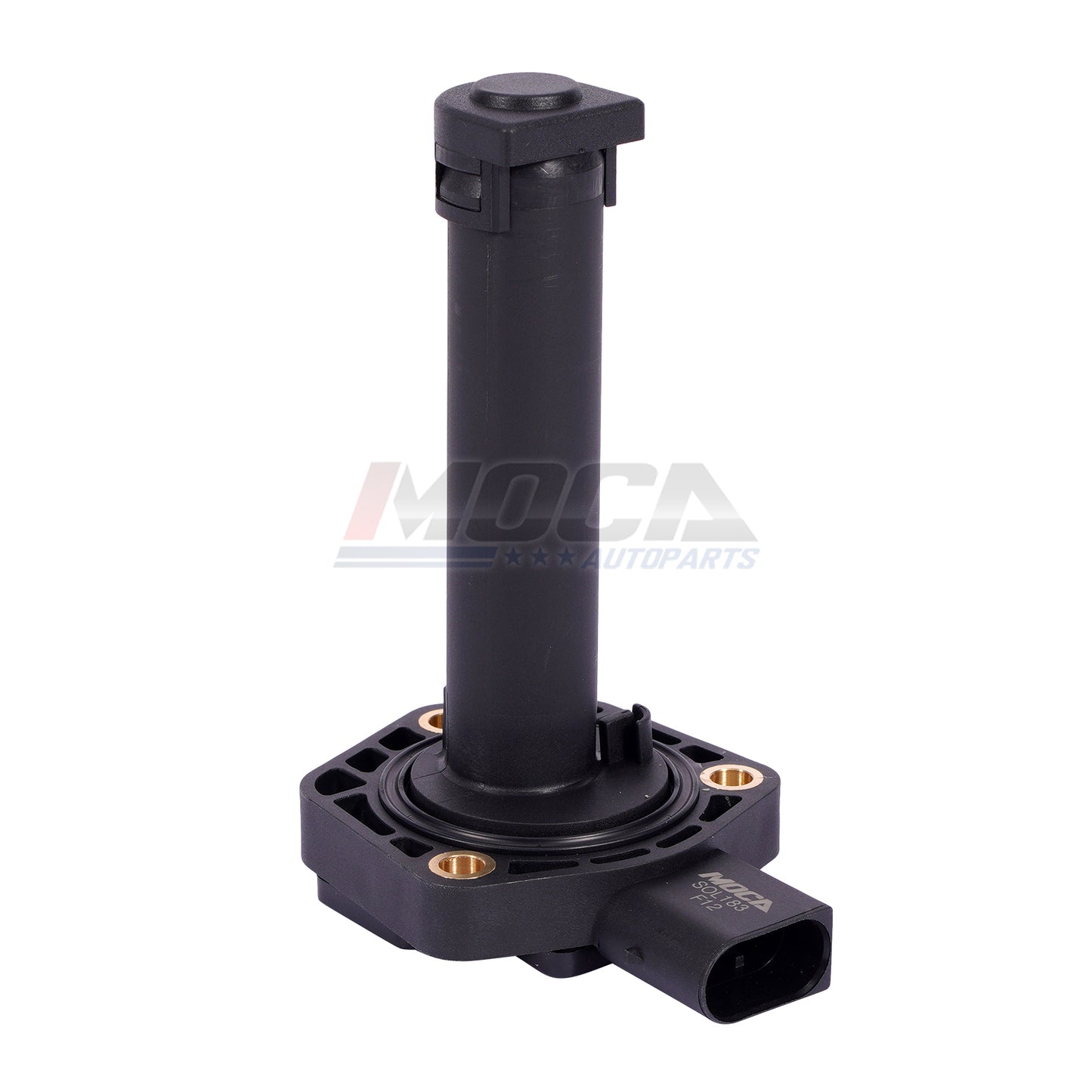 Sensor de nivel de aceite de motor MOCA FLS183 compatible con BMW 325i, 330i, 528i, X3, X5, E53, E83, E90, E91, E92, E93, E60 y F02 (2008-2013)