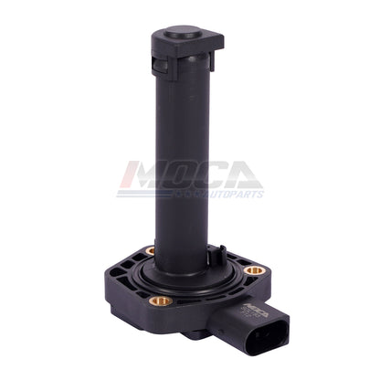Sensor de nivel de aceite de motor MOCA FLS183 compatible con BMW 325i, 330i, 528i, X3, X5, E53, E83, E90, E91, E92, E93, E60 y F02 (2008-2013)