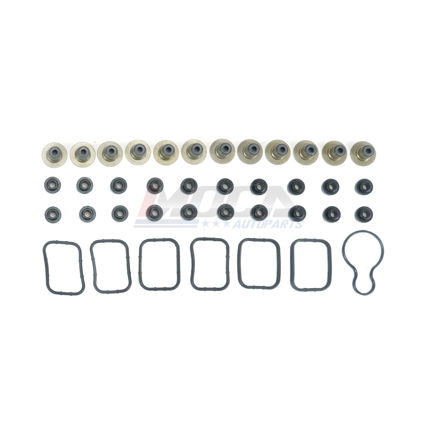 MOCA Head Gasket Set Graphite Fit for 2005-2010 Dodge Dakota 3.7L & 2007-2011 Dodge Nitro 3.7L & 2006-2009 Mitsubishi Raider 3.7L