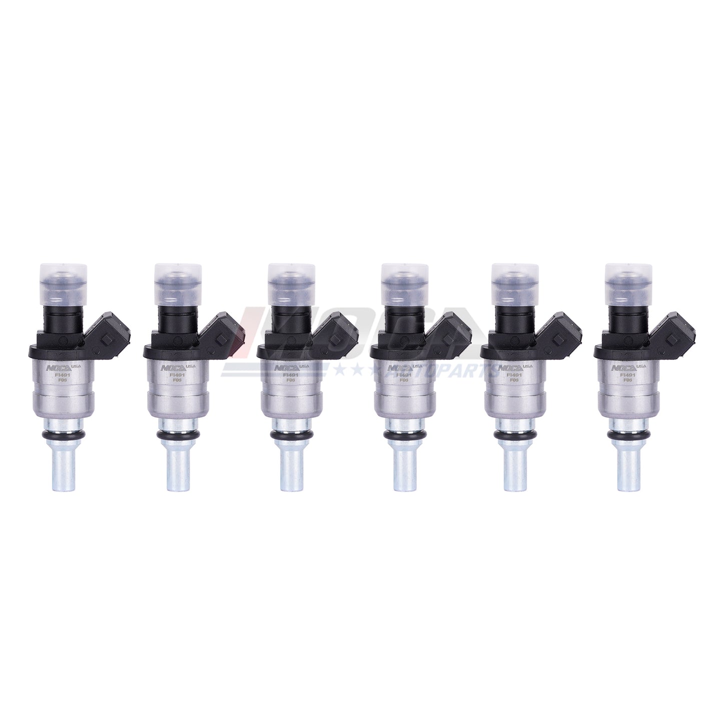 MOCA 6x Fuel Injectors FJ491 Fit for 2001-2006 BMW 325Ci 2.5L & 2001-2005 BMW 325i 325xi 2.5L & 2004-2006 BMW X3 2.5L