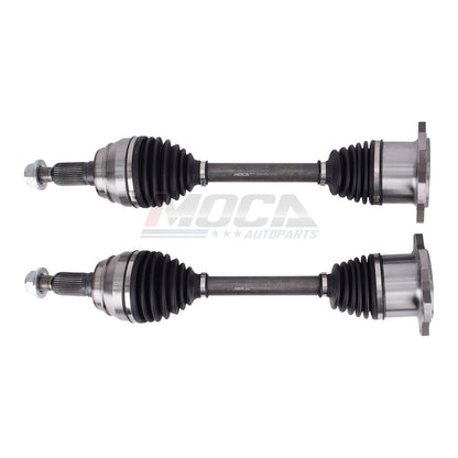 MOCA 2x Front Left & Right CV Axle Assembly Fit for 2007-2020 Cadillac Escalade & 2015-2020 Chevrolet Suburban & 2007-2020 GMC Sierra 1500