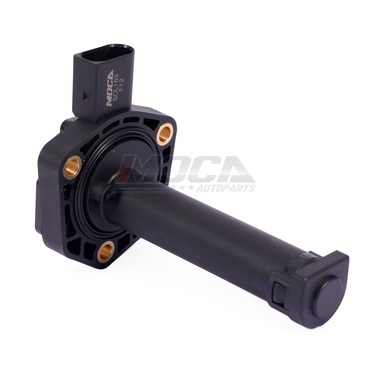 Sensor de nivel de aceite de motor MOCA FLS183 compatible con BMW 325i, 330i, 528i, X3, X5, E53, E83, E90, E91, E92, E93, E60 y F02 (2008-2013)