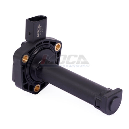 Sensor de nivel de aceite de motor MOCA FLS183 compatible con BMW 325i, 330i, 528i, X3, X5, E53, E83, E90, E91, E92, E93, E60 y F02 (2008-2013)