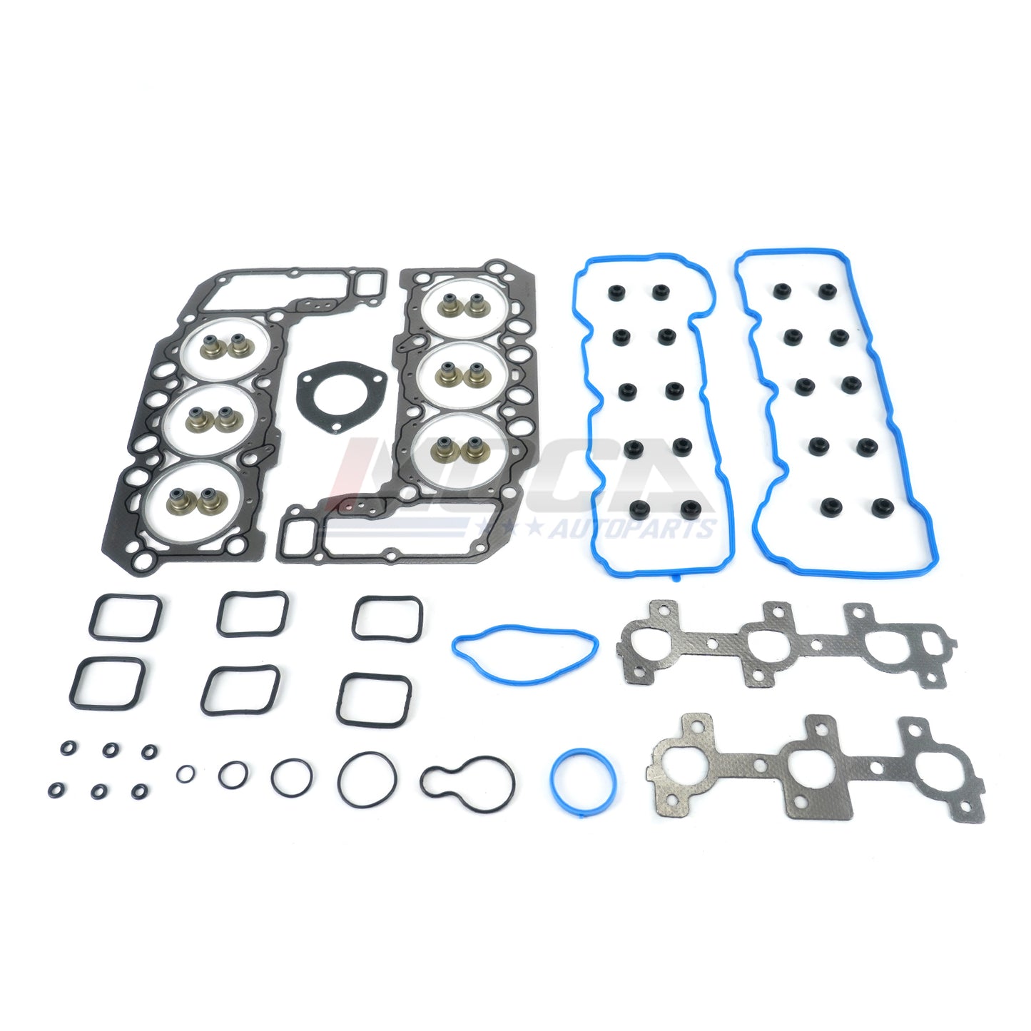 MOCA Head Gasket Set Graphite Fit for 2005-2010 Dodge Dakota 3.7L & 2007-2011 Dodge Nitro 3.7L & 2006-2009 Mitsubishi Raider 3.7L
