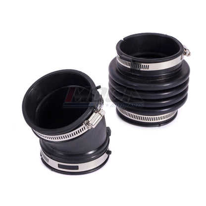 MOCA 2x Air Intake Hose Tube Duct Fit for 2006-2008 INFINITI M35 3.5L & INFINITI M45 4.5L