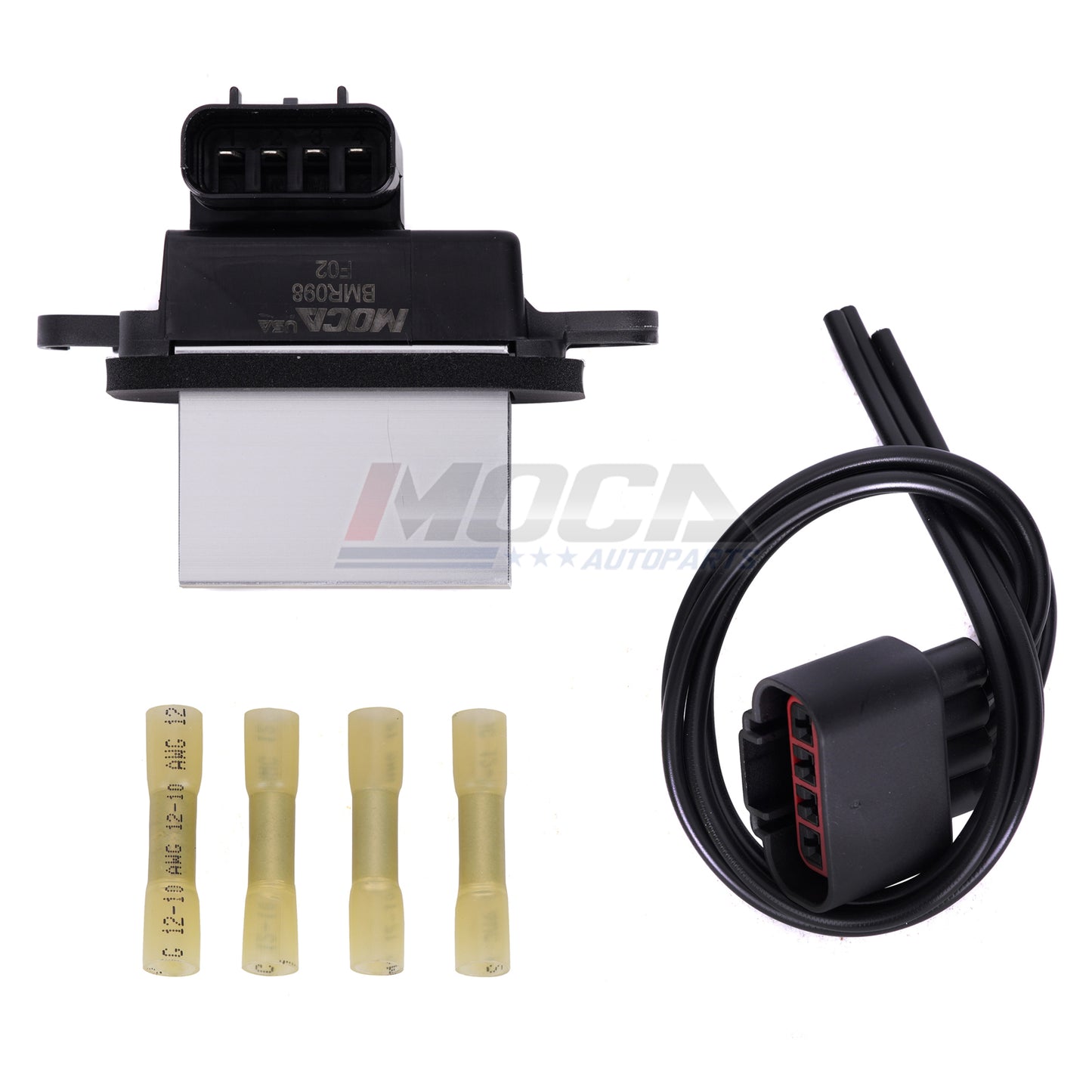 MOCA 973-098 HVAC Blower Motor Resistor Kit with Harness Fit for 2004-2010 Infiniti QX56 & 2005-2012 Nissan Pathfinder & 2004-2009 Nissan Titan & 2009-2012 Suzuki Equator