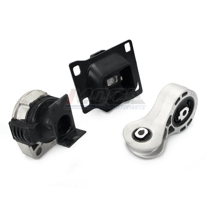 MOCA Engine Motor and Transmission Mount Kit Fit for 2008-2011 Ford Focus 2.0L