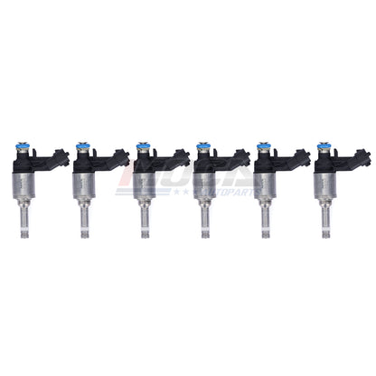 Inyectores de combustible MOCA 6x FJ1152 compatibles con Chevrolet Traverse, Buick Enclave y GMC Acadia 3.6L (2012-2017)