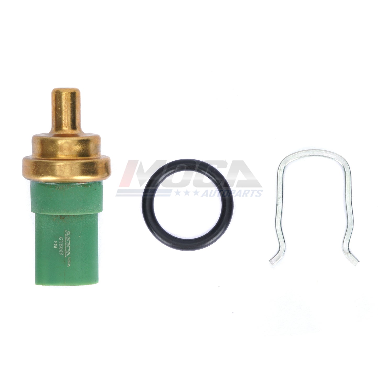 Sensor de temperatura del refrigerante MOCA compatible con Audi A3 1.8L (1999-2003), Audi A4 Quattro 1.8L (1997-2005) y Volkswagen Beetle 1.9L (1998-2006)