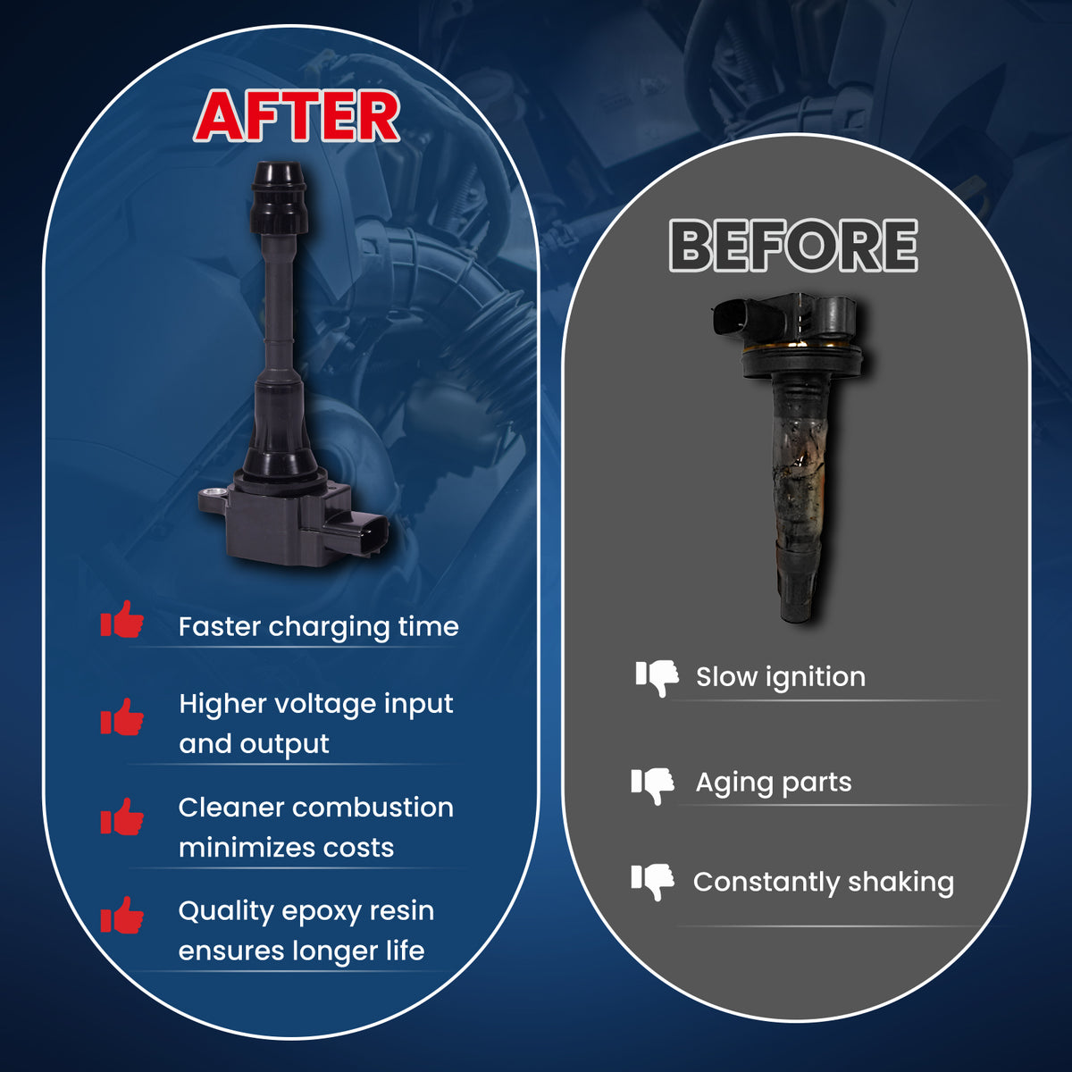 MOCA Ignition Coils - NC350K4