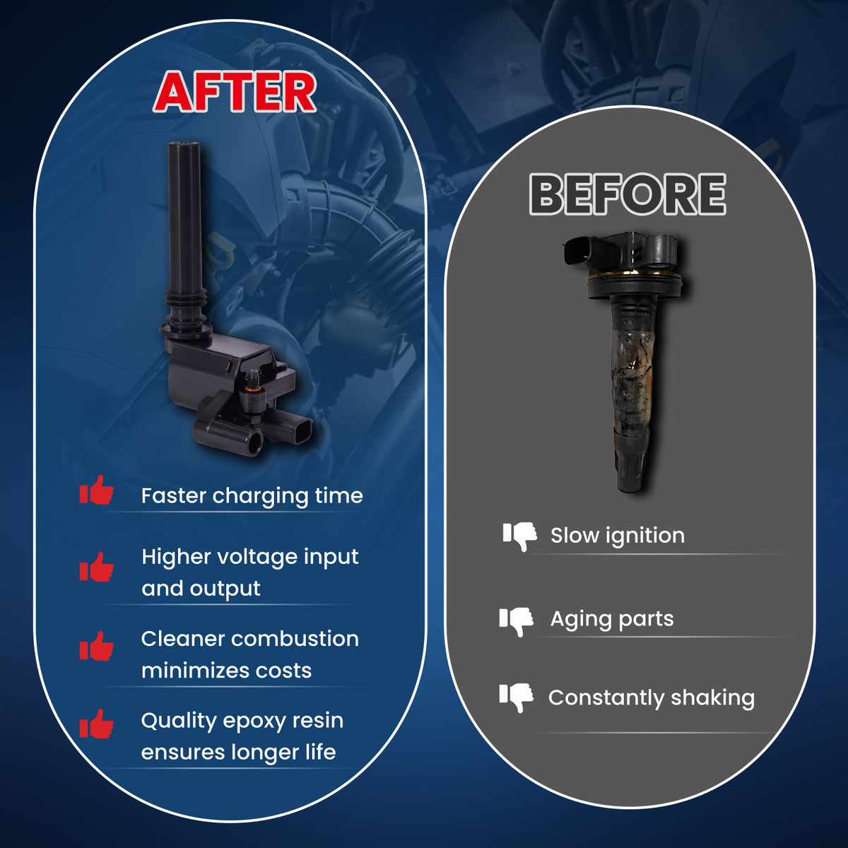 MOCA Ignition Coils - NC378K8