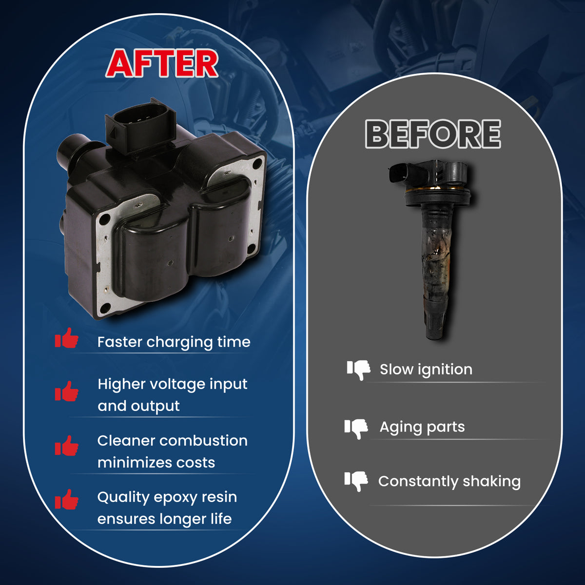 MOCA Ignition Coils - NCF487K2