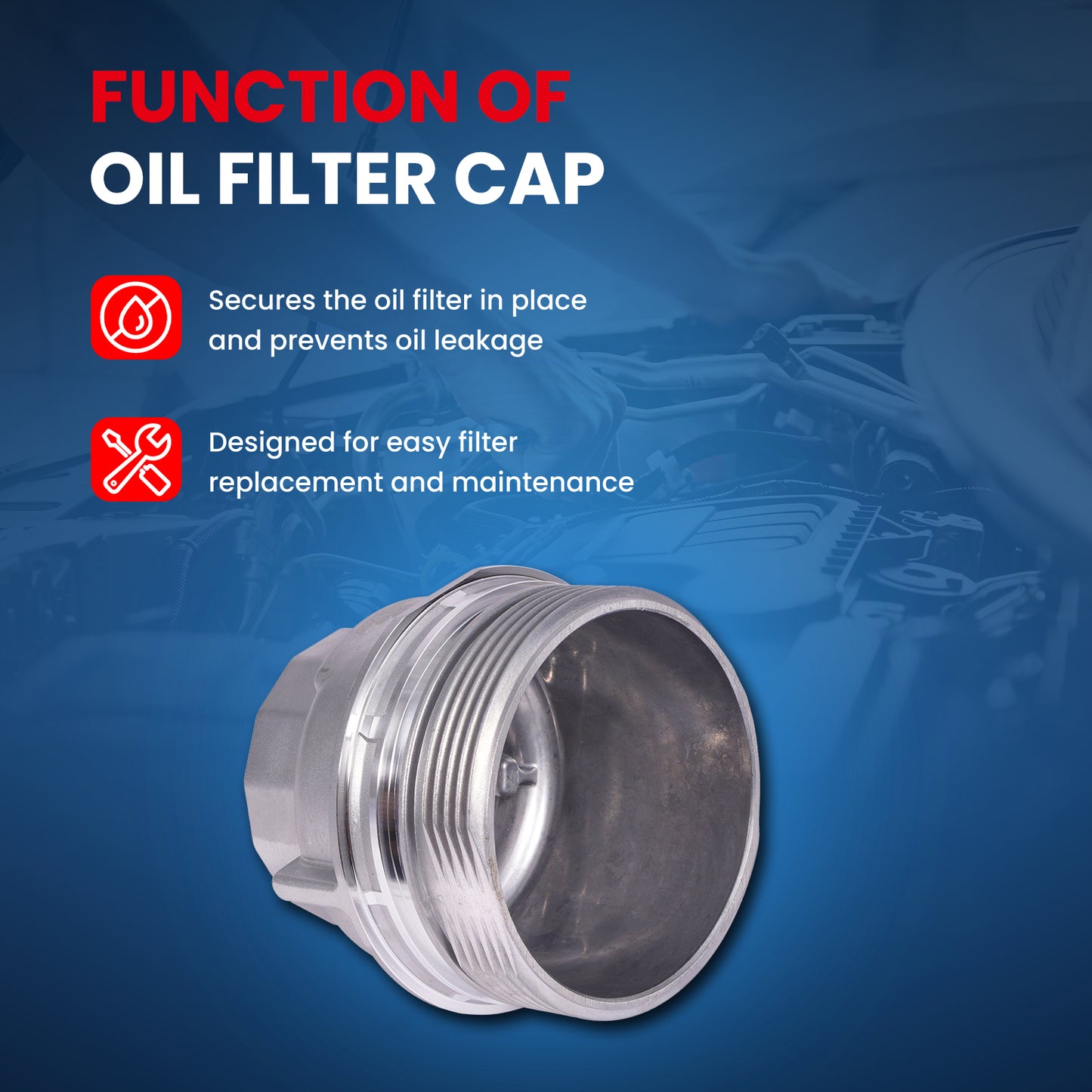 MOCA Engine Oil Filter Cap - OFC16K