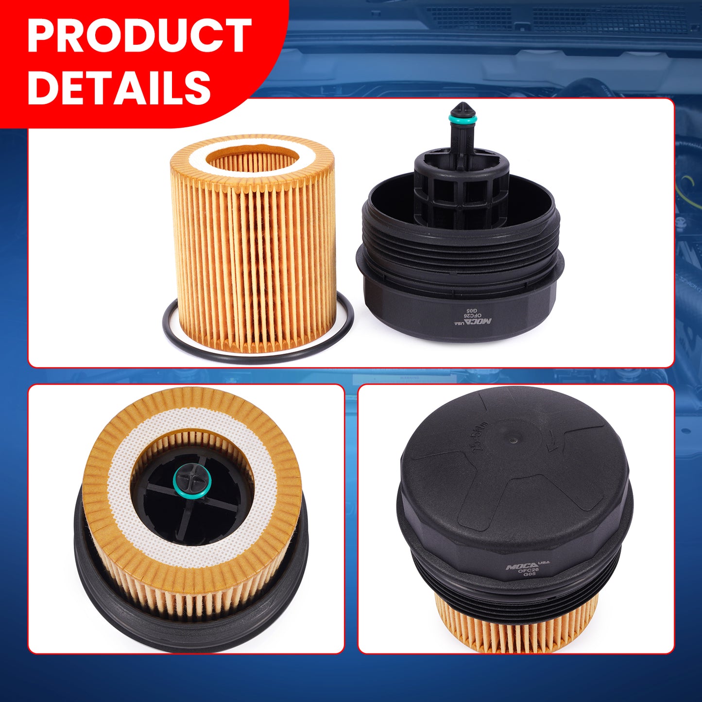 MOCA Engine Oil Filter Cap - OFC26