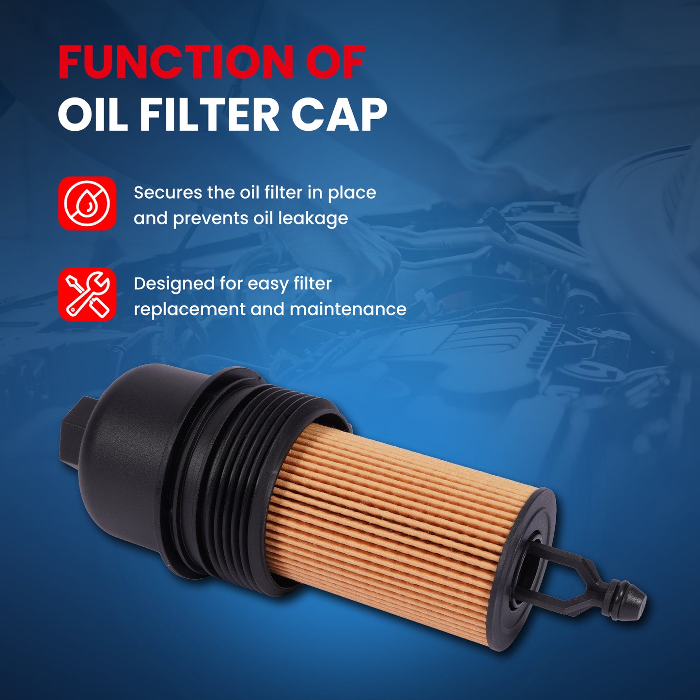 MOCA Engine Oil Filter Cap - OFC27