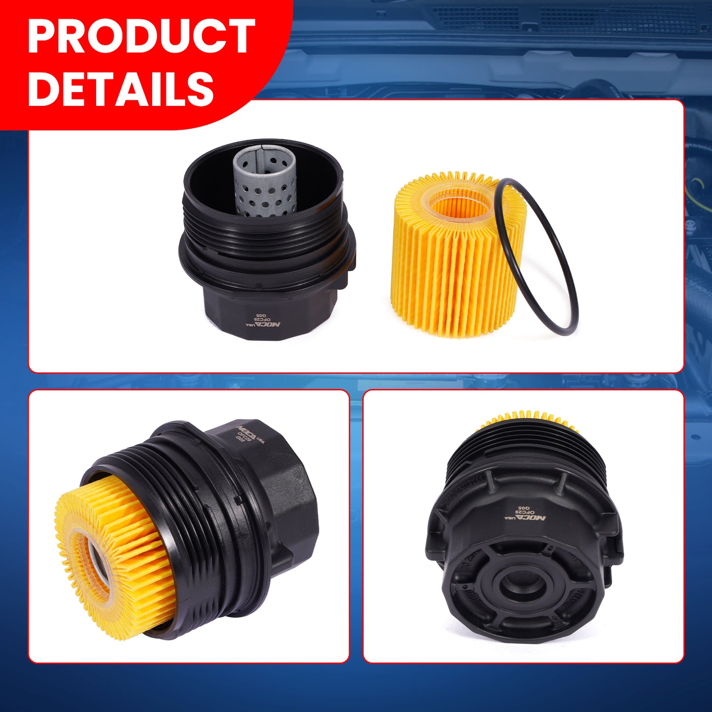 MOCA Engine Oil Filter Cap - OFC29