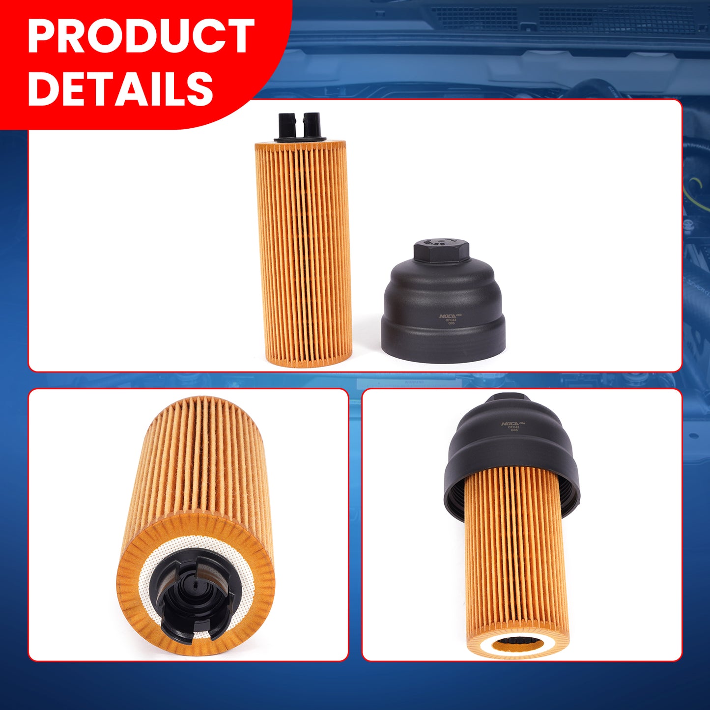 MOCA Engine Oil Filter Cap - OFC43