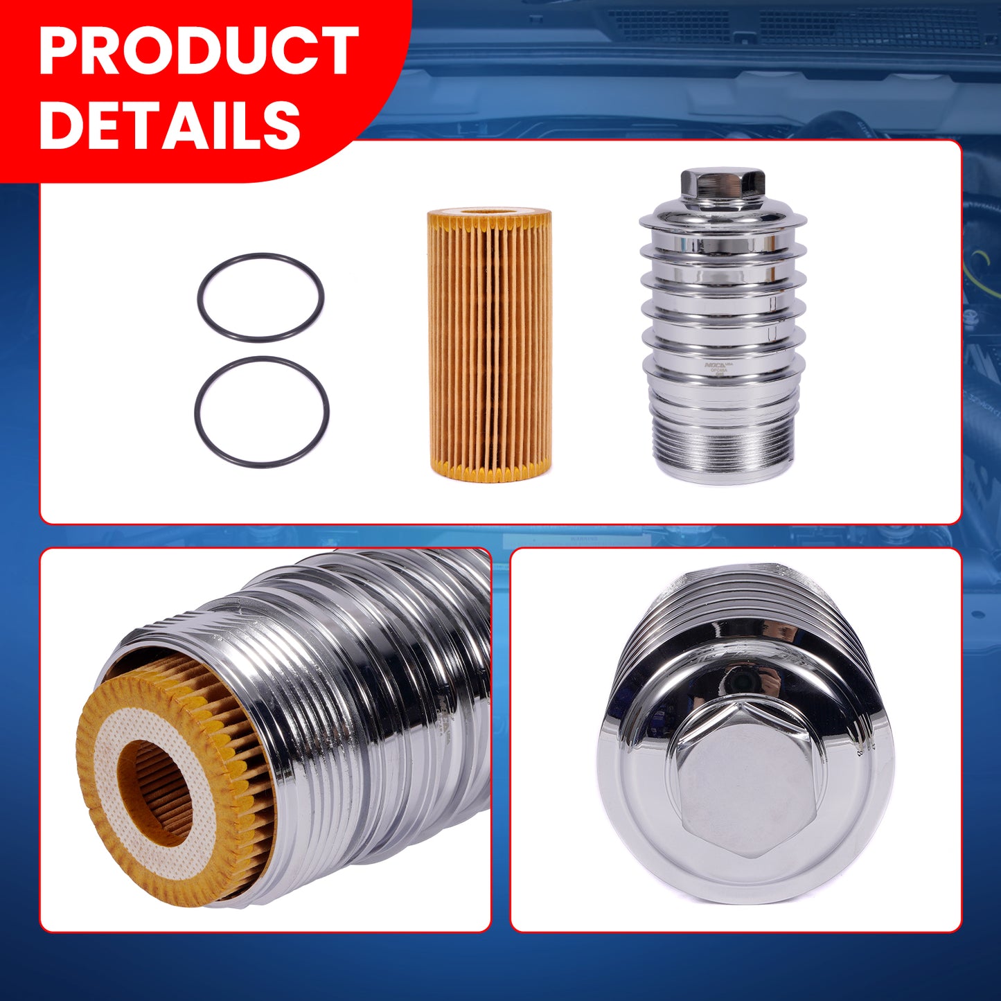 MOCA Engine Oil Filter Cap - OFC45A