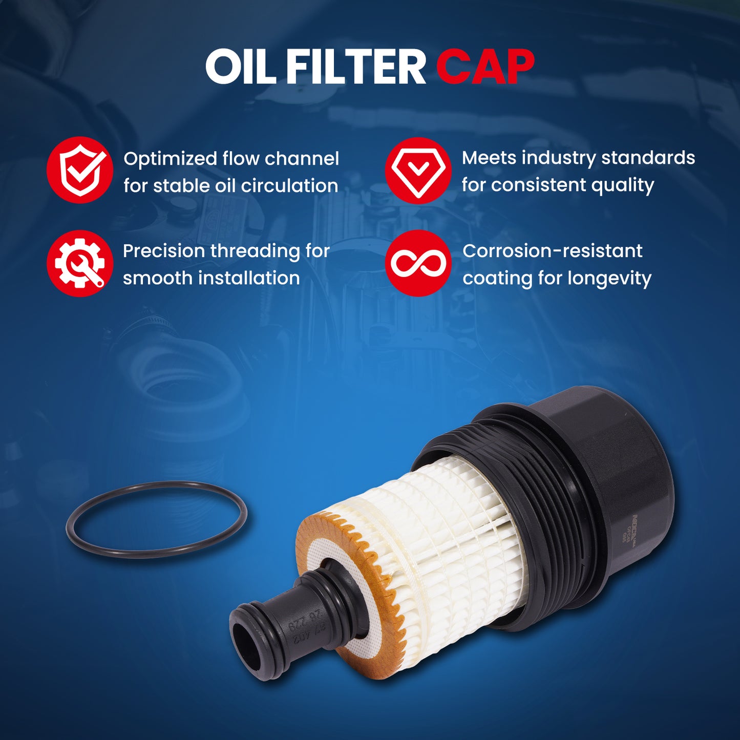 MOCA Engine Oil Filter Cap - OFC48