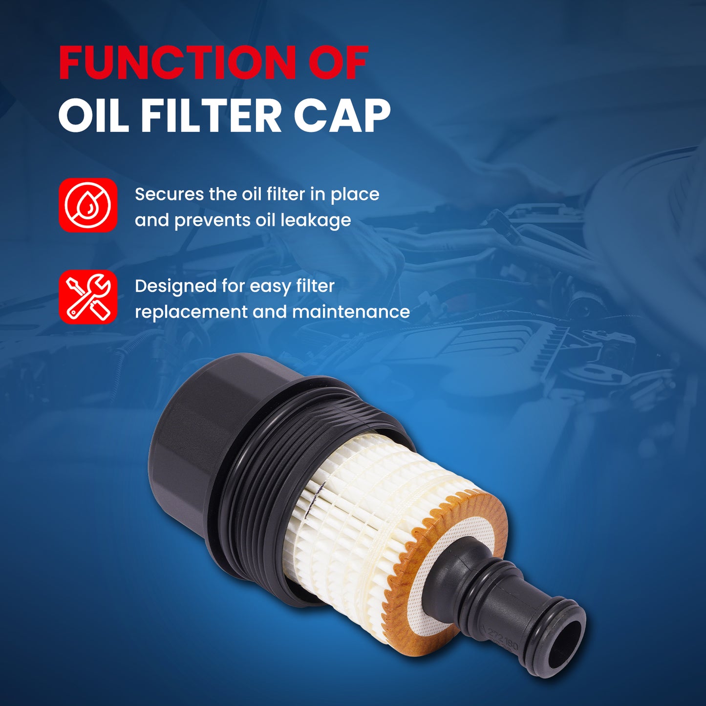 MOCA Engine Oil Filter Cap - OFC48