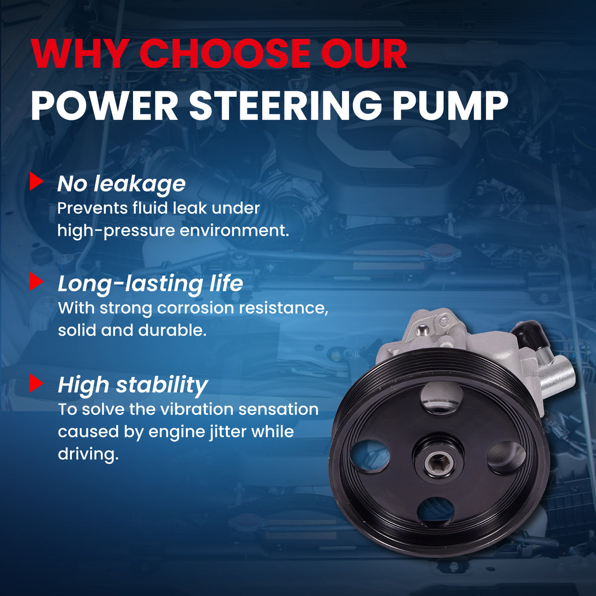 MOCA Power Steering Pump - PSP1009