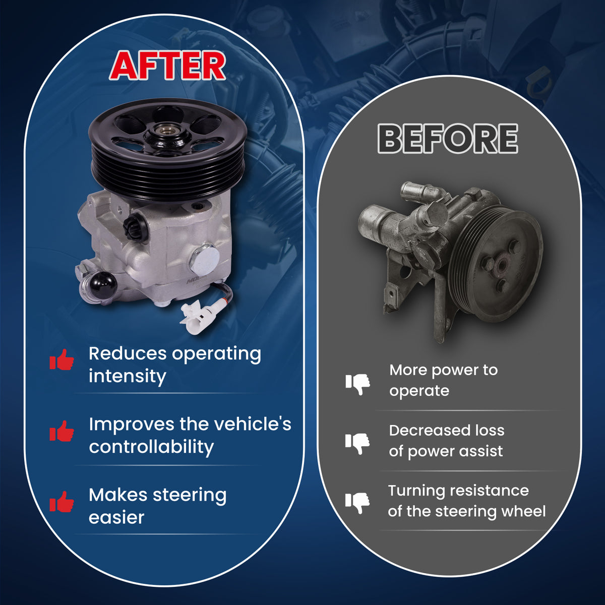 MOCA Power Steering Pump - PSP188