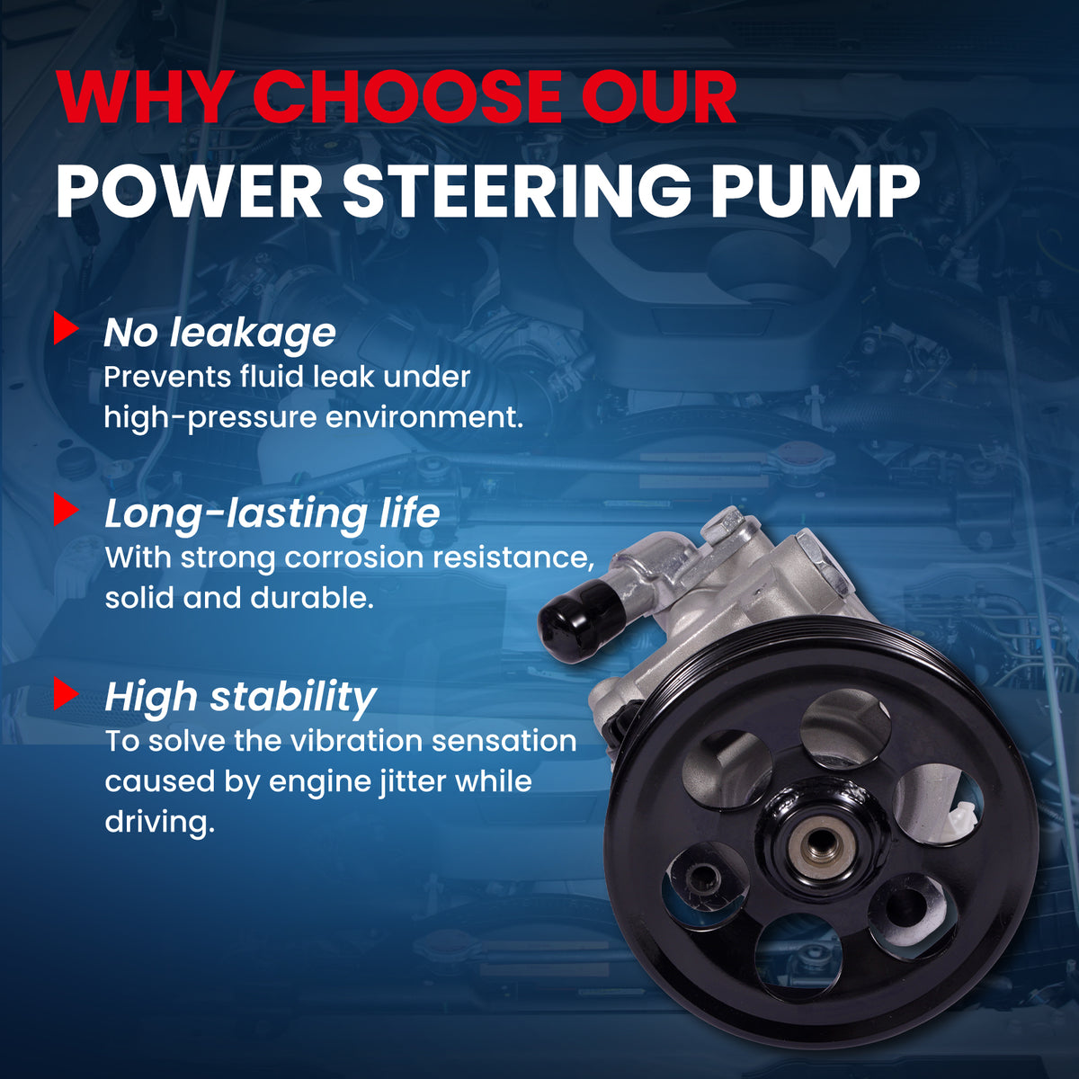 MOCA Power Steering Pump - PSP188