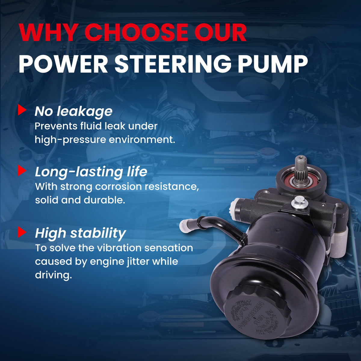 MOCA Power Steering Pump - PSP5228R