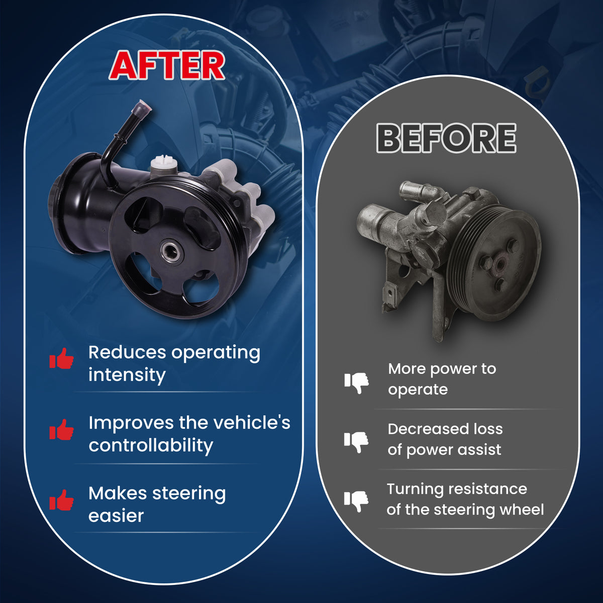 MOCA Power Steering Pump - PSP5248R