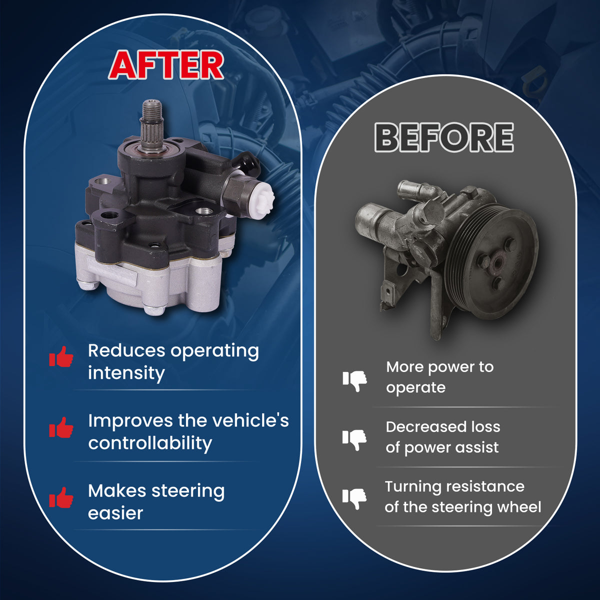 MOCA Power Steering Pump - PSP5258