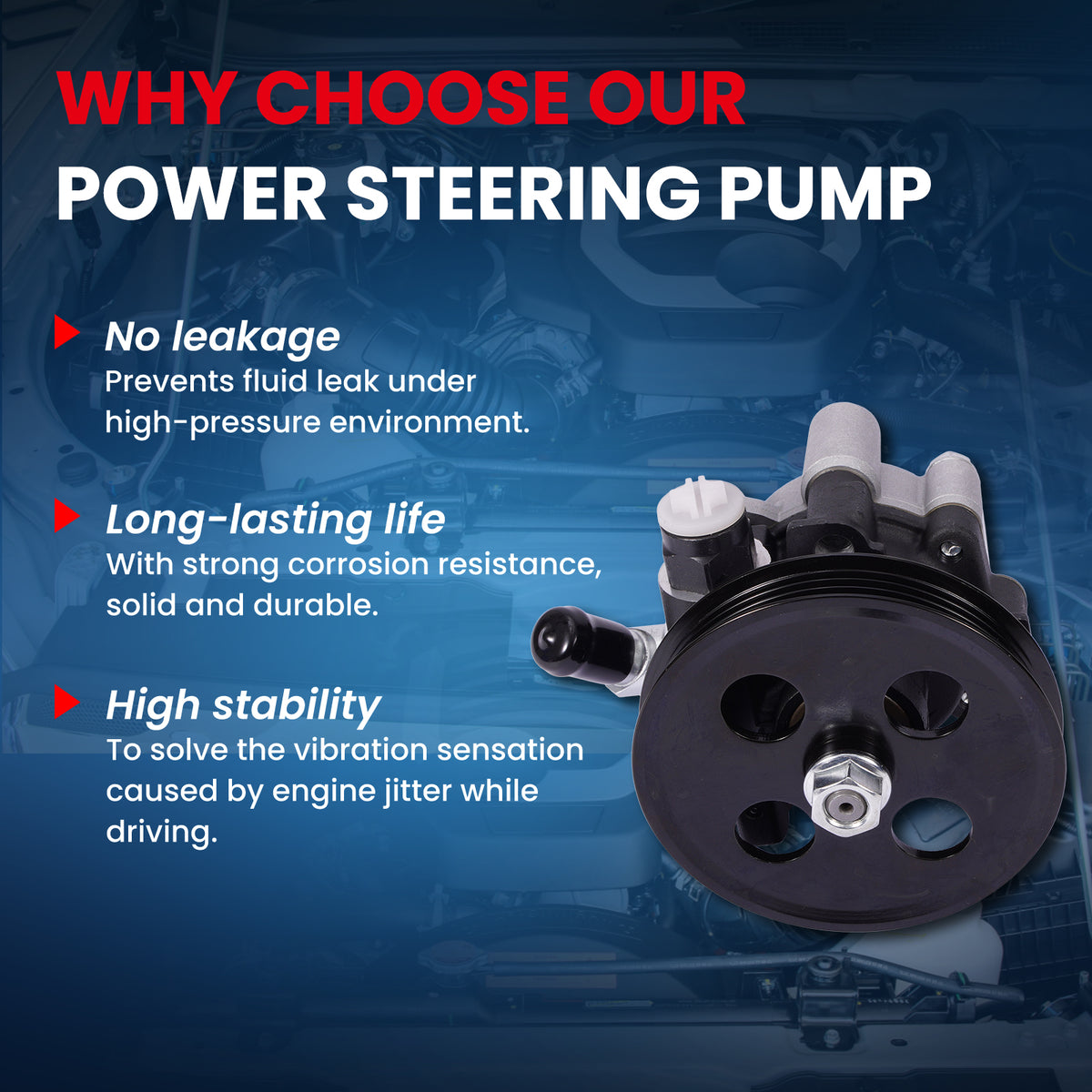 MOCA Power Steering Pump - PSP5287